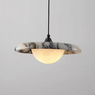 TUESDAYS Marble Disk Half-Sphere Ceiling Light – view 3