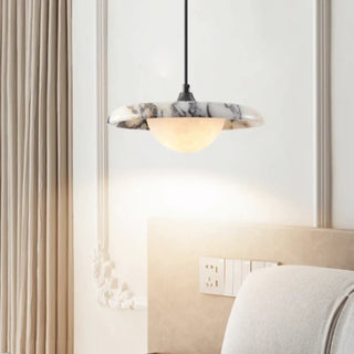 TUESDAYS Marble Disk Half-Sphere Ceiling Light – view 4