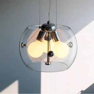 DONO Floating Effect Glass Dome Ceiling Light – view 3
