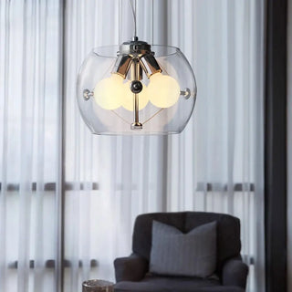 DONO Floating Effect Glass Dome Ceiling Light – view 1