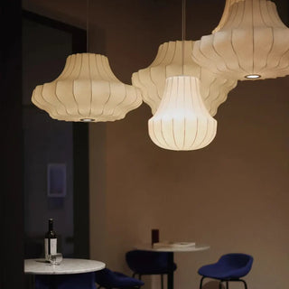 CODERE Elegant Sculpted Fabric and Metal Ceiling Light – view 6