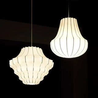 CODERE Elegant Sculpted Fabric and Metal Ceiling Light – view 5