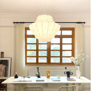 CODERE Elegant Sculpted Fabric and Metal Ceiling Light – view 4