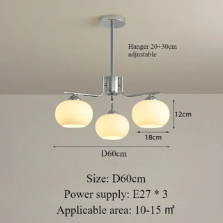 LOUVERY Iron and Opaline Glass Globe Ceiling Light – view 8