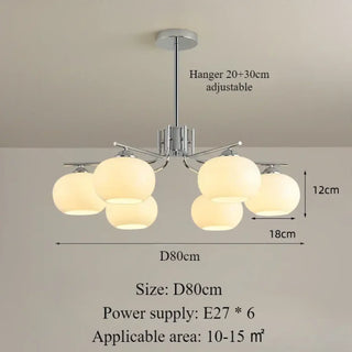 LOUVERY Iron and Opaline Glass Globe Ceiling Light – view 7