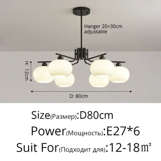 LOUVERY Iron and Opaline Glass Globe Ceiling Light – view 12