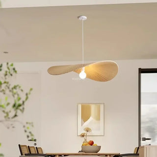 NORTA Natural Fibers Wing Shape Modern Ceiling Light – view 4