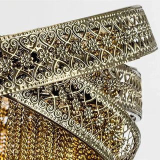 GLAMO Glamour Golden Sequins Ceiling Light – view 5
