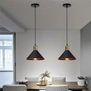 Copper pendant light, industrial hammered copper ceiling hanging fixture