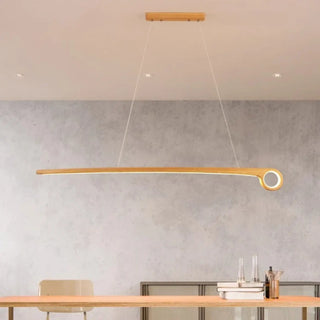 DOJOBIL LED Solid Linear Elegant Wood Ceiling Light – view 1
