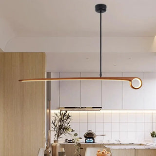 DOJOBIL LED Solid Linear Elegant Wood Ceiling Light – view 3