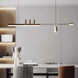 BLETA LED Golden Linear Architect Ceiling Light – view 4