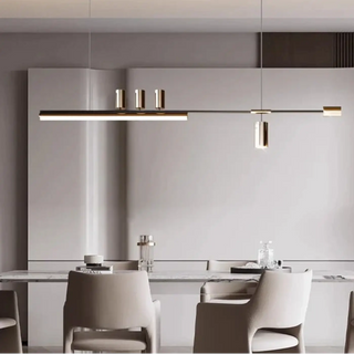 BLETA LED Golden Linear Architect Ceiling Light – view 2