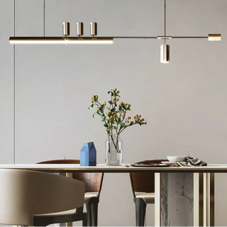BLETA LED Golden Linear Architect Ceiling Light – view 1