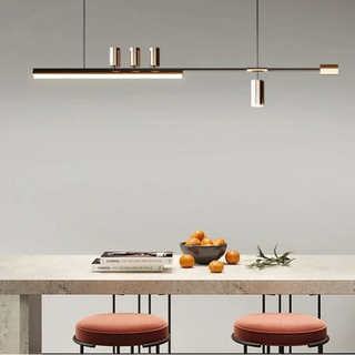 BLETA LED Golden Linear Architect Ceiling Light – view 5