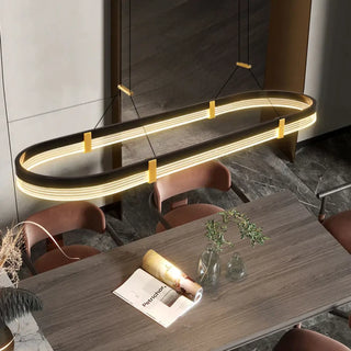 GRABLO LED Golden Black Ceiling Light – view 3