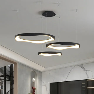 BOUCHO LED Wavy Contemporary Ceiling Light – view 9