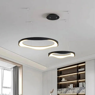 BOUCHO LED Wavy Contemporary Ceiling Light – view 4