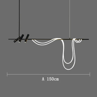 FANAH Linear Luminescent Flexible Cable Ceiling Light – view 6