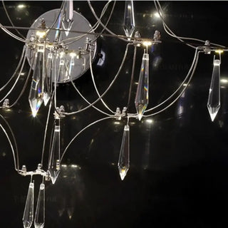 TALCRIS modern crystal glass pendant light close-up