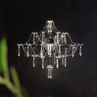 TALCRIS transparent crystal glass chandelier design