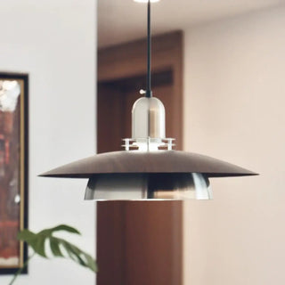 MISAL Modern Metal and Wood Elegant Ceiling Light – view 4