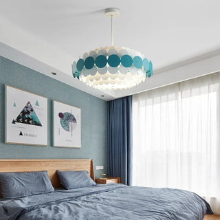 CALOU Metal Luminous Scale Effect Ceiling Light – view 3