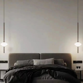 BLECA Minimalist White with Cable Bedroom Ceiling Light – view 2