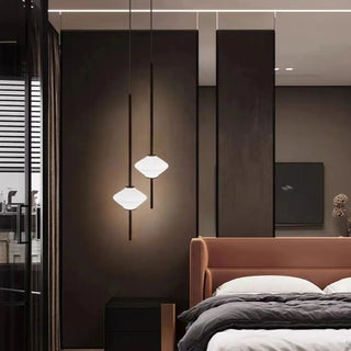 BLECA Minimalist White with Cable Bedroom Ceiling Light – view 8