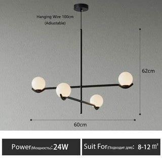 LEBOULE Minimalist Exposed Bulb Ceiling Light – view 8