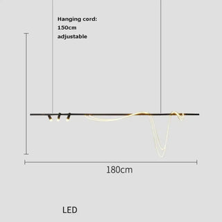 AIGAITY Minimalist LED Long Cord Design Ceiling Light – view 9