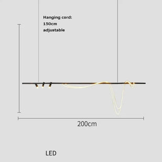 AIGAITY Minimalist LED Long Cord Design Ceiling Light – view 8