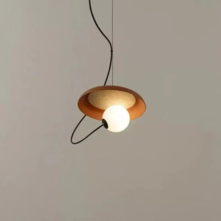 BALUM Modern Round Shade and Luminous Ball Ceiling Light – view 2