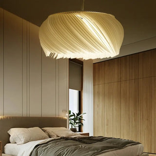 LAMBE Modern White Organic Elegant Ceiling Light – view 5