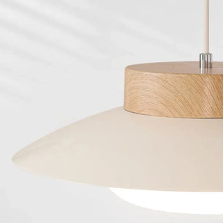 PARIAL Modern Wood Frosted Glass Pendant – view 6