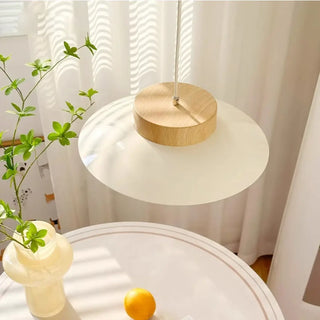 PARIAL Modern Wood Frosted Glass Pendant – view 4