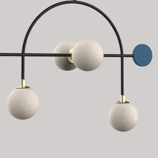 GOLBEL White Beads Colored Accents Ceiling Light – view 3