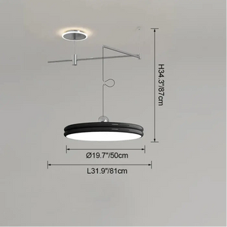 Plafonnier Moderne – Luminaire Designer Contemporain à Bras Réglables