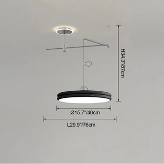 GRONDE Modern Adjustable Arms Ceiling Light – view 17