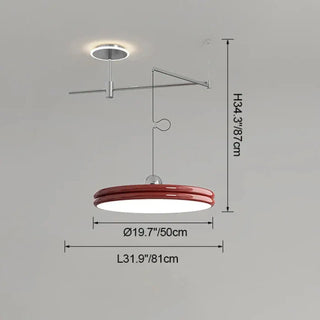 GRONDE Modern Adjustable Arms Ceiling Light – view 20