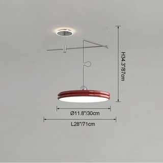 GRONDE Modern Adjustable Arms Ceiling Light – view 9