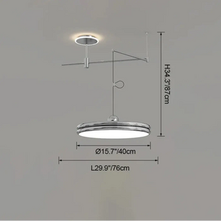 GRONDE Modern Adjustable Arms Ceiling Light – view 14