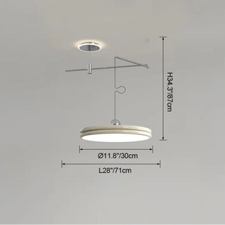 GRONDE Modern Adjustable Arms Ceiling Light – view 11