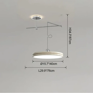 Plafonnier Moderne – Luminaire Designer Contemporain à Bras Réglables