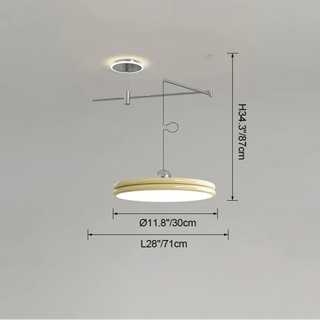 GRONDE Modern Adjustable Arms Ceiling Light – view 7