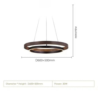 HOSE Modern LED Double Rings Ceiling Light – view 5