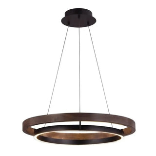 HOSE Modern LED Double Rings Ceiling Light – view 3