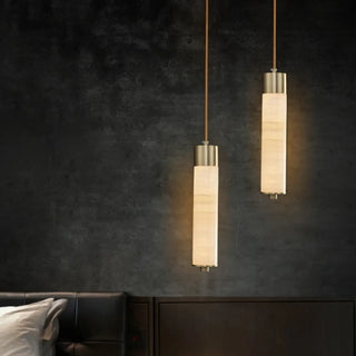 Modern Pendant Light - Designer Marble Pendant Lamp with Soft Ambient Lighting