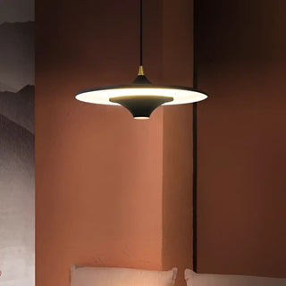 Durable black metal pendant lamp, modern dining room ceiling hanging light