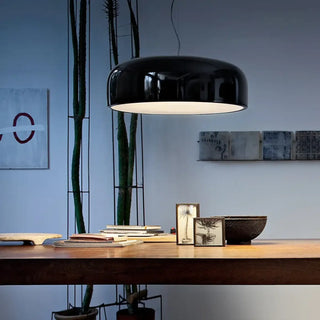 PYTERI Modern Metal Black White Shiny Ceiling Light – view 3